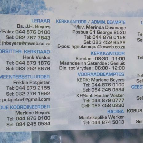 WK-George-OUTENIQUASTRAND-Outeniqualand-Gemeente-Nederduitse-Gereformeerde-Kerk_7